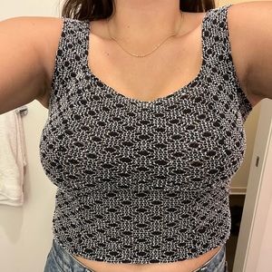 Black and White Tank